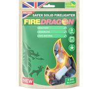 Fire Dragon Solido (6 compresse da 27 g), Accendino antincendio per Esterni, Trasparente, 6 x 27g Tablets