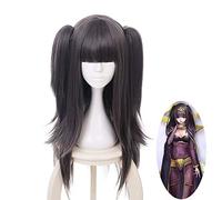Fire Emblem Awakening Tharja Two Ponytails Parrucca Cosplay Costume Donna Capelli sintetici lunghi Parrucche per feste di Halloween MZ-1135