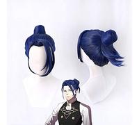 Fire Emblem ThreeHouses Felix Parrucche Cosplay con parrucca sintetica resistente al calore Bun per il gioco di ruolo di Halloween di Carnevale