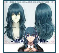 Fire Emblem ThreeHouses Parrucca Byleth Lungo Blu Dritto Medio Lungo Breve Cosplay Capelli Gioco di ruolo Halloween + Cappellino parrucca CINA