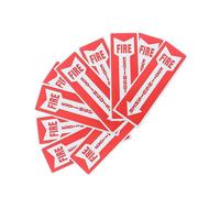 Fire Extinguisher Decals 30 Pcs Adhesive Stickers for Office Emergency Preparedness Rectangular Safety Signage