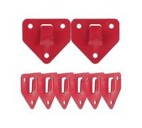 Fire extinguisher wall-mounted bracket, 8-piece set, practical and space-saving