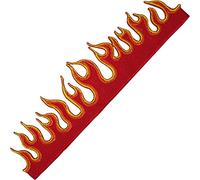 Fire FLAMES embroidered Iron/Sew on patch jeans maglietta cappello bag Coat badge