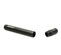 FIRE-FLOW™ JAYSAFE® - Custodia premium Joint Holder per tutte le dimensioni dei filtri, filtro ai carboni attivi, custodia in alluminio, tubo di metallo, inodore, impermeabile (nero), Nero , Moderno,