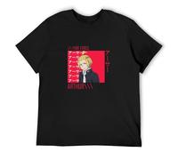 Fire Force Arthur Boyle Pattern Funny Cartoons Fire Brigade of Flames O-Neck 100% Cotton Short Sleeve Unisex T-Shirt S
