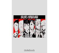 Fire Force Company 8 Notebook: Sketchbook, planner, journal, organiser, bullet journal, notebook _ 6x9 inches, 120 dotted pages