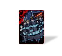 Fire Force Serie Anime Coperta In Pile | Coperta Anime | 60 X 45 Pollici