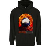 Fire Hazard Too Hot To Manico Astronauta Spazio Bambini Felpa con Cappuccio