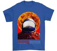 Fire Hazard Too Hot To Manico Astronauta Spazio T-Shirt 100% IN Cotone