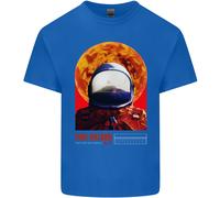 Fire Hazard Too Hot To Manico Astronauta Spazio Uomo Cotone T-Shirt