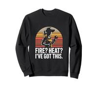 Fire Heat Ho Questo Orgoglio da Pompiere Felpa