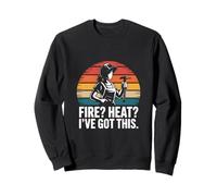 Fire Heat Ho Questo Orgoglio da Pompiere Felpa