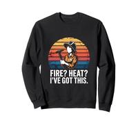 Fire Heat Ho Questo Orgoglio da Pompiere Felpa
