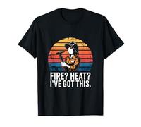 Fire Heat Ho Questo Orgoglio da Pompiere Maglietta