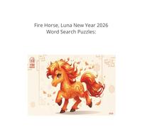 Fire Horse and Luna New Year: Word Search Puzzles