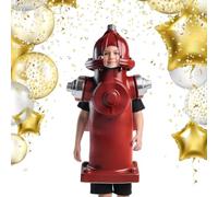Fire Hydrant Costume Funny Halloween Realistic - Polyester Adult Kids Sizes