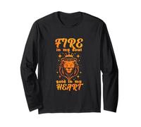 Fire in My Soul Strong in My Heart Maglia a Manica
