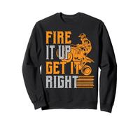 Fire It Up Get It High ATV Rider Quad Bike Offroad Felpa