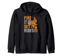 Fire It Up Get It High ATV Rider Quad Bike Offroad Felpa con Cappuccio