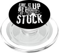 Fire It Up Get It Stuck ATV Rider fuoristrada Dirt Racing PopSockets PopGrip per MagSafe