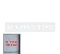 Fire Lane Stencil,Precise Cut Foldable Silicone Clear Tool | Riutilizzabile Concrete Stencil - for Outdoor Warehouse School Hospital Driveway Loading Dock Private Road Factory Floor