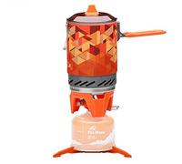 Fire-Maple Fixed Star 2 Sistema di Cottura Fornello Campeggio a Gas Portatile 1L Supporto per Pentole per Attività all'aperto Stufa Campeggio Fornellino Propano Antivento Fornello Trekking Arancione
