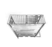 Fire-Maple Stufa a Legna Portatile, Fornello da Campeggio Pieghevole e Antivento in Acciaio Inossidabile Ideale per Campeggio Barbecue Montagna Trekking 4 pezzi