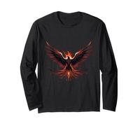 Fire Phoenix Bird Reborn Mitico Uccello Phoenix Ringiovanimento Maglia a Manica