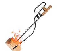 Fire Pit Blow Stick, Campfire Log Grabber, Adjustable Fire Pit Tools, Fire Pit Accessories, Log Grabber for Camping, Fire Tool Set for Fire Pits, Portable Fireplace Infradito