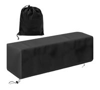 Fire Pit Cover - Oxford Cloth Fire Table Shelter | 73,7 cm Protector | Portable Weather Resistant Square Cover for Patio Deck Backyard Camping Beach Rv Travel