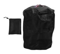 Fire Pit Cover Round Weather - Proof | 100% Particle - Blocking & Tear Enduring | Outdoor Fireplace Cover with Vent Handle for Patio / Backyard / Deck | Includes Storage Bag