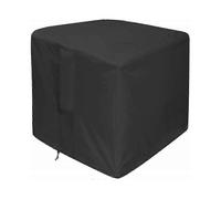 Fire Pit Cover - Waterproof 420D Heavy Duty Square Patio Fire Pit Table Cover Black (Square - 82 x 82 x 61cm)-Fits 32 inch FirePit/Bowl Cover
