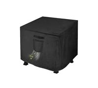Fire Pit Cover, Waterproof BBQ Fire Table Shelter, Weather-Resistant Portable Fireplace Protector for Patio, Garden, Campeggio & RV Travel