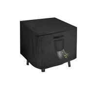 Fire Pit Cover, Waterproof Square Shelter, Weather-Resistant Outdoor Protection, Heavy-Duty Camping Fabric for Patio, Deck, Garden, and Tailgating Use, 32.28x32.28x24.02 inches