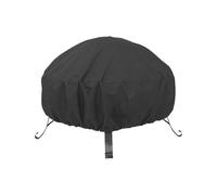 Fire Pit Cover - Windproof Weatherproof Outdoor Protector, Round Fire Pit Shield Guard, Heavy Duty All Season Coverage | Protezione affidabile Solution For Snow Debris Bird Droppings Rain Sunlig