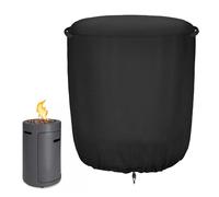 Fire Pit Covers, Outdoor Pits Blanket, 24 x 27 Inches Fade Resistant Round Patio Fire Column Protector, Weatherproof Durable Rounds Cover for Garden, Lawn and propano Mantel Use