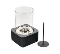 Fire Pit Gas Fireplace Stove 29x16cm Heater Tabletop Propane Gas Fire Pit | Portable Modern Fire Pit for Patio Garden Backyard Bonfire Rv Camping