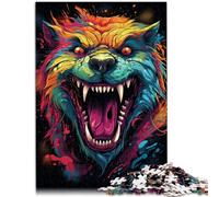 Fire Predator - Puzzle da 1000 pezzi per adulti con taglio preciso da 26 x 38 cm, idea regalo per compleanno e per adolescenti dai 14 anni in su