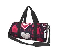 Fire Skeletons - Borsone da viaggio rotondo, grande capacità, resistente, per vacanze, palestra, brevi viaggi, Buon San Valentino., Taglia unica