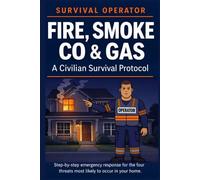 Fire, Smoke, CO & Gas: A Civilian Survival Protocol: Step-by-Step Emergency Response for the Four Threats Most Likely to Occur in Your Home
