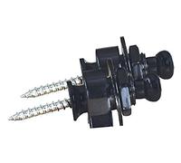 Fire&Stone 555114 Security Lock, Nero Lucido, Set da 2 Pezzi