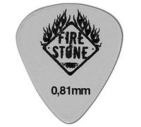Fire Stone Plettro, Plectrum/Pick Classic Celluloid, 351 Forma, 0,81 mm, bianco, 12 pezzi
