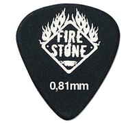 Fire Stone Plettro, Plectrum/Pick Classic Celluloid, 351 Forma, 0,81 mm, nero, 12 pezzi