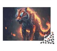 Fire Tiger Mythic 1000 Pezzi Cartone Spesso Puzzle Premium Per Adulti Difficile Sfidante Gioco 52x38cm/1000pcs