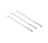 Fire Tongs 3Pcs Iron Fire Pit Resistant Long Handle Fireplace Tool Portable Outdoor Camping
