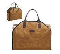 Fire Tote Bag - Borsa per il fuoco all'aperto, portatile, resistente, extra spessa, in tela di paraffina, borsa multifunzionale per il trasporto del fuoco