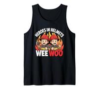 Fire Truck Rescue Enthusiast Firefighter Squad Wee Woo Canotta