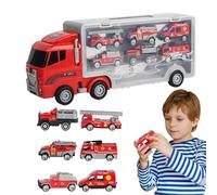 Fire Truck Toy Vehicle, Fire Engine Toy with Lights, Fire Engine Toy Car for Boys, Fire Engine Toy Vehicle Set, Toy Fire Engine with Sound, Fire Truck Toy for, Fire Engine Vehicle Play Toy