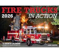 Fire Trucks in Action 2026: 16-Month Calendar--September 2025 through December 2026