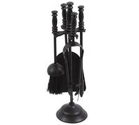 Fire Vida Malham Side Companion Set, Metallo, Nero, Pezzo di 5, Ghisa, H 40 x L 13 x P 12 cm Circa